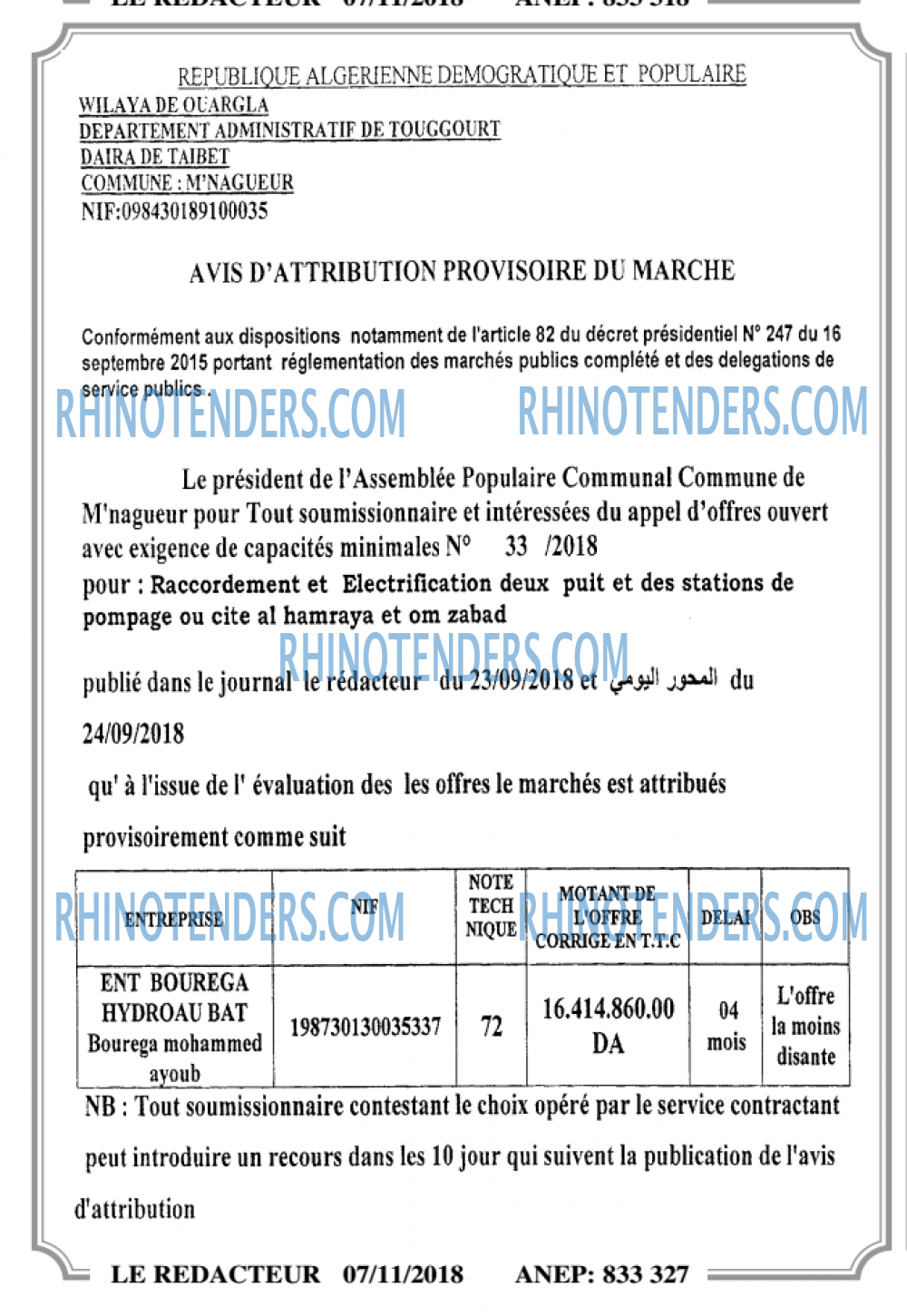 LE REDACTEUR