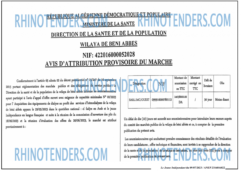 Jeune Independant