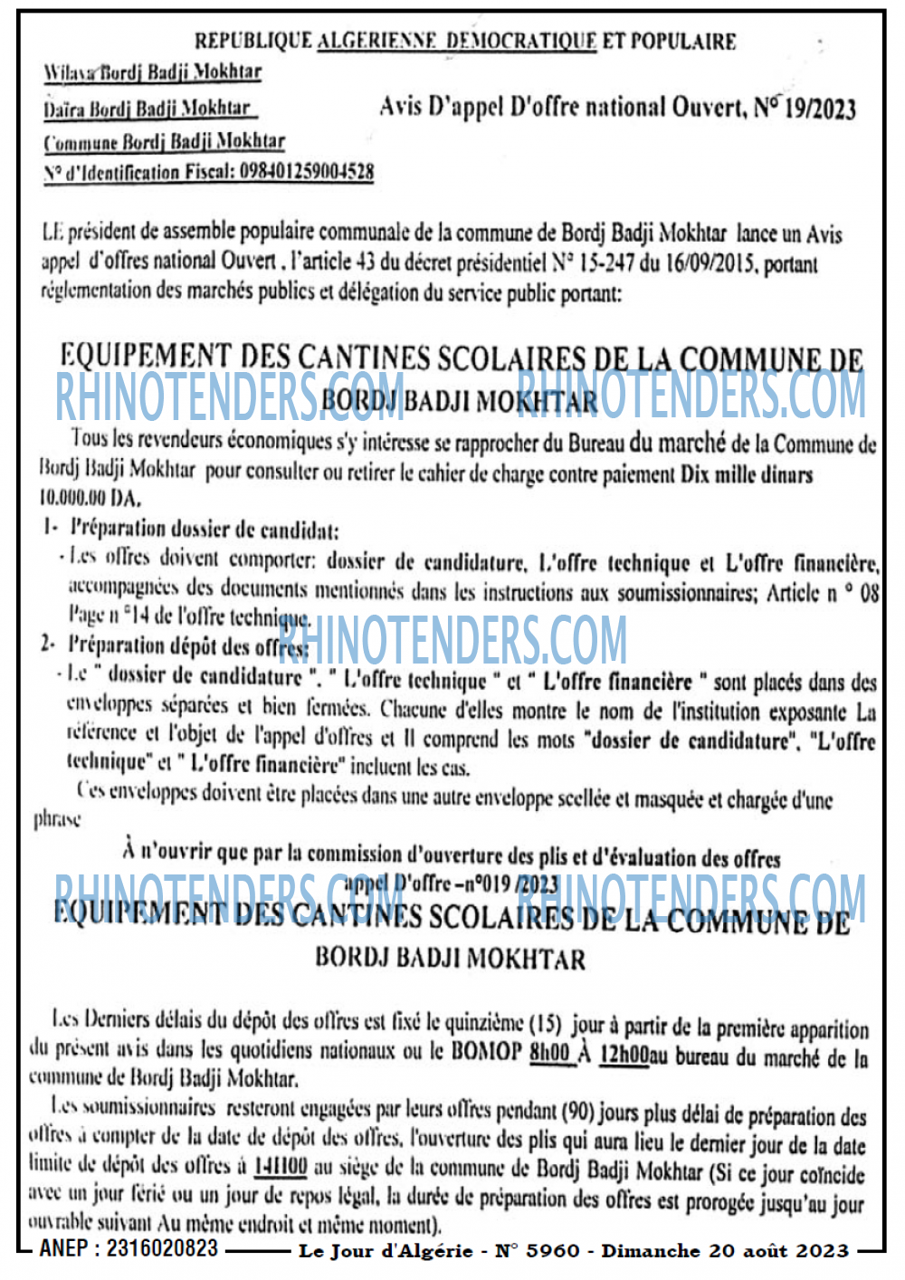 Le Jour d'Algérie