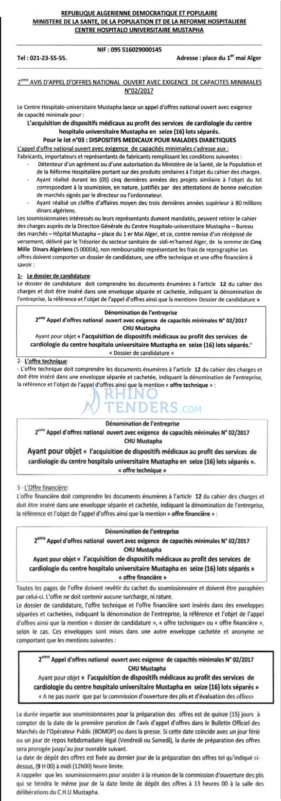 Le Courrier d'Algerie