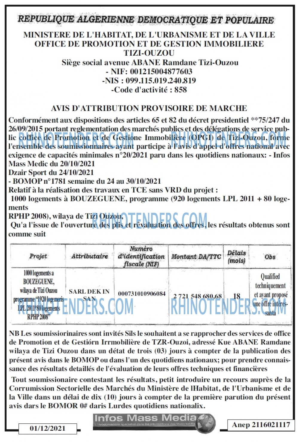 Infos Mass Media
