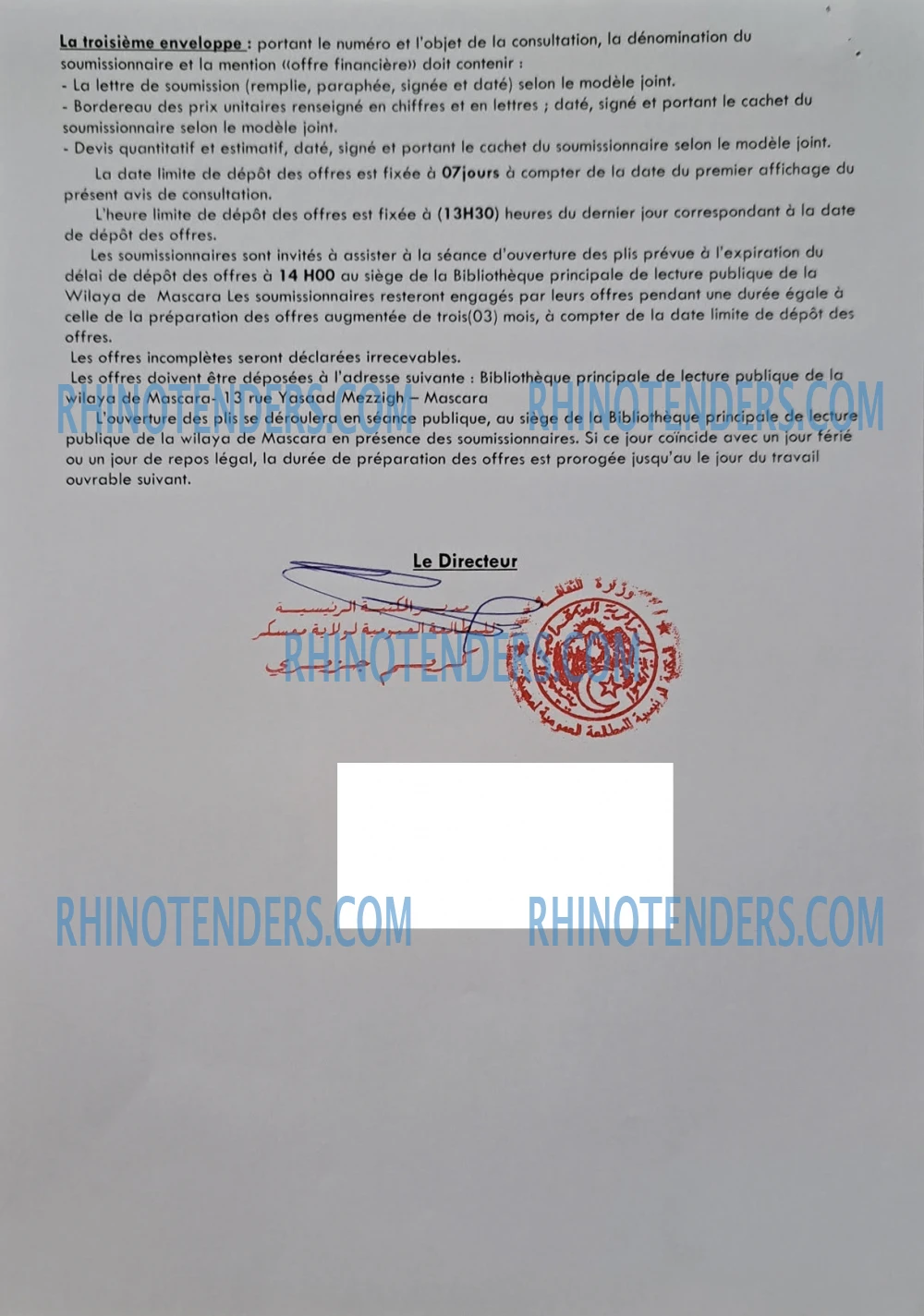 Rhinotenders
