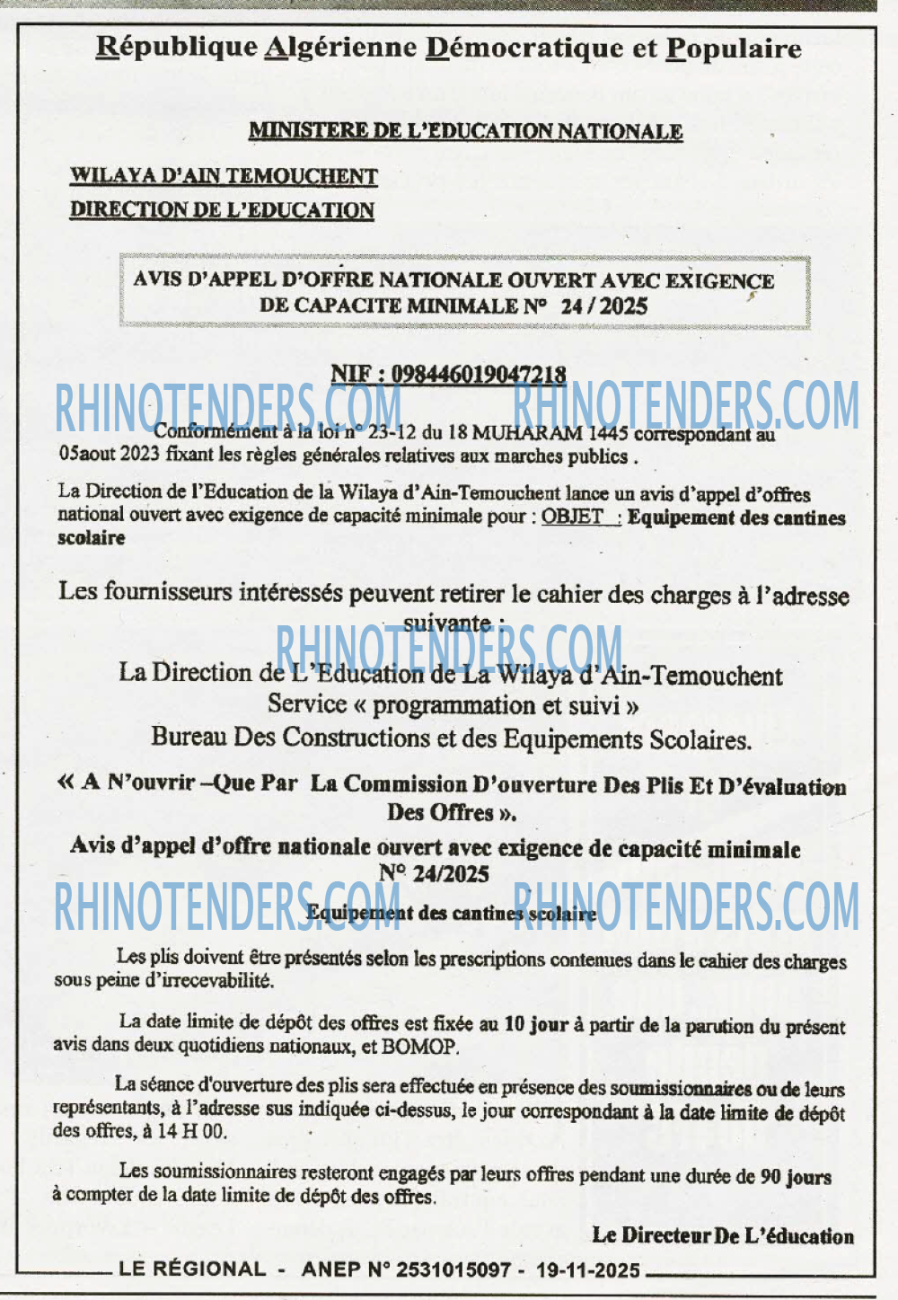 LE REGIONAL