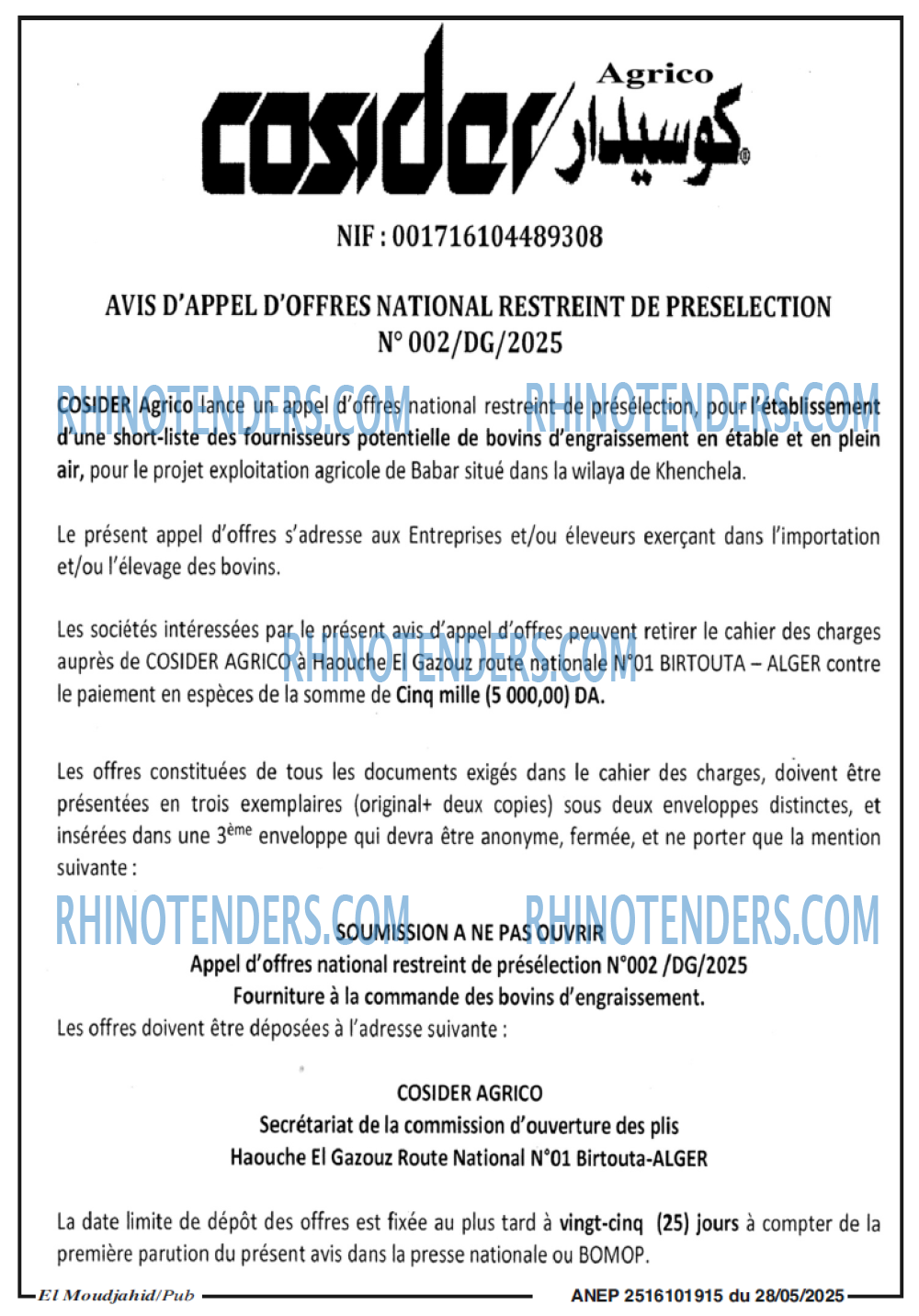 CAP OUEST
