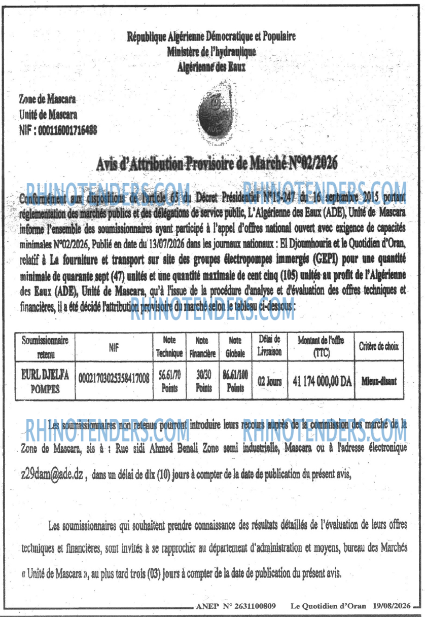 Le Quotidien d'Oran