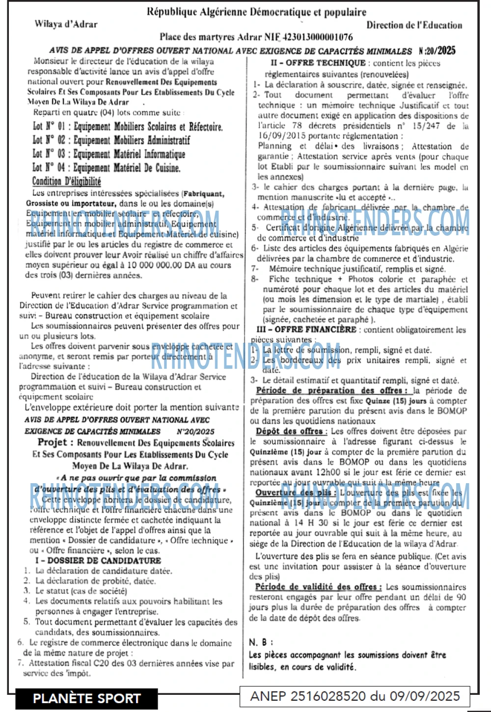 PLANETE SPORT
