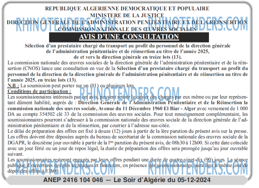LE SOIR D'ALGERIE