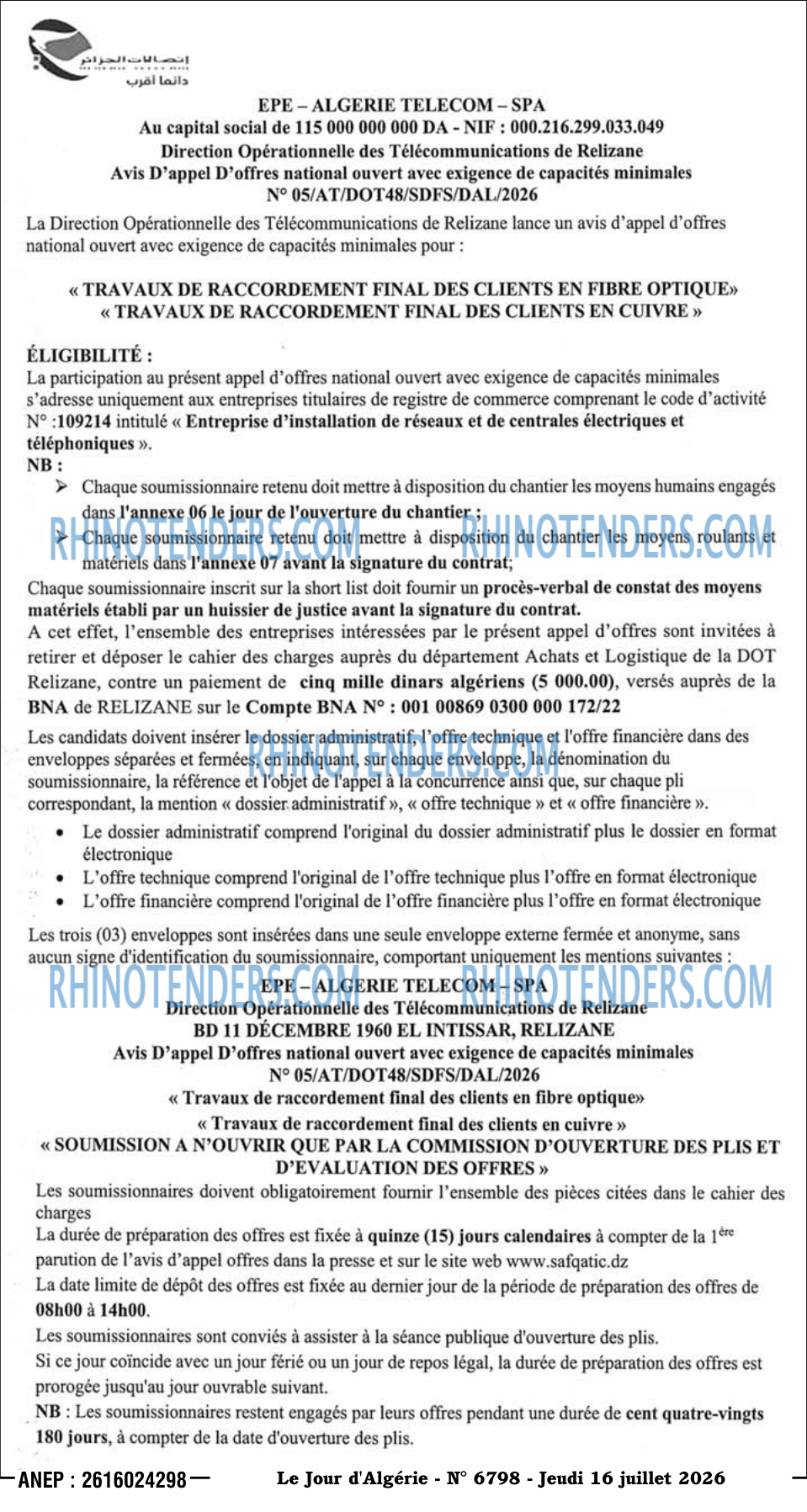 Le Jour d'Algérie