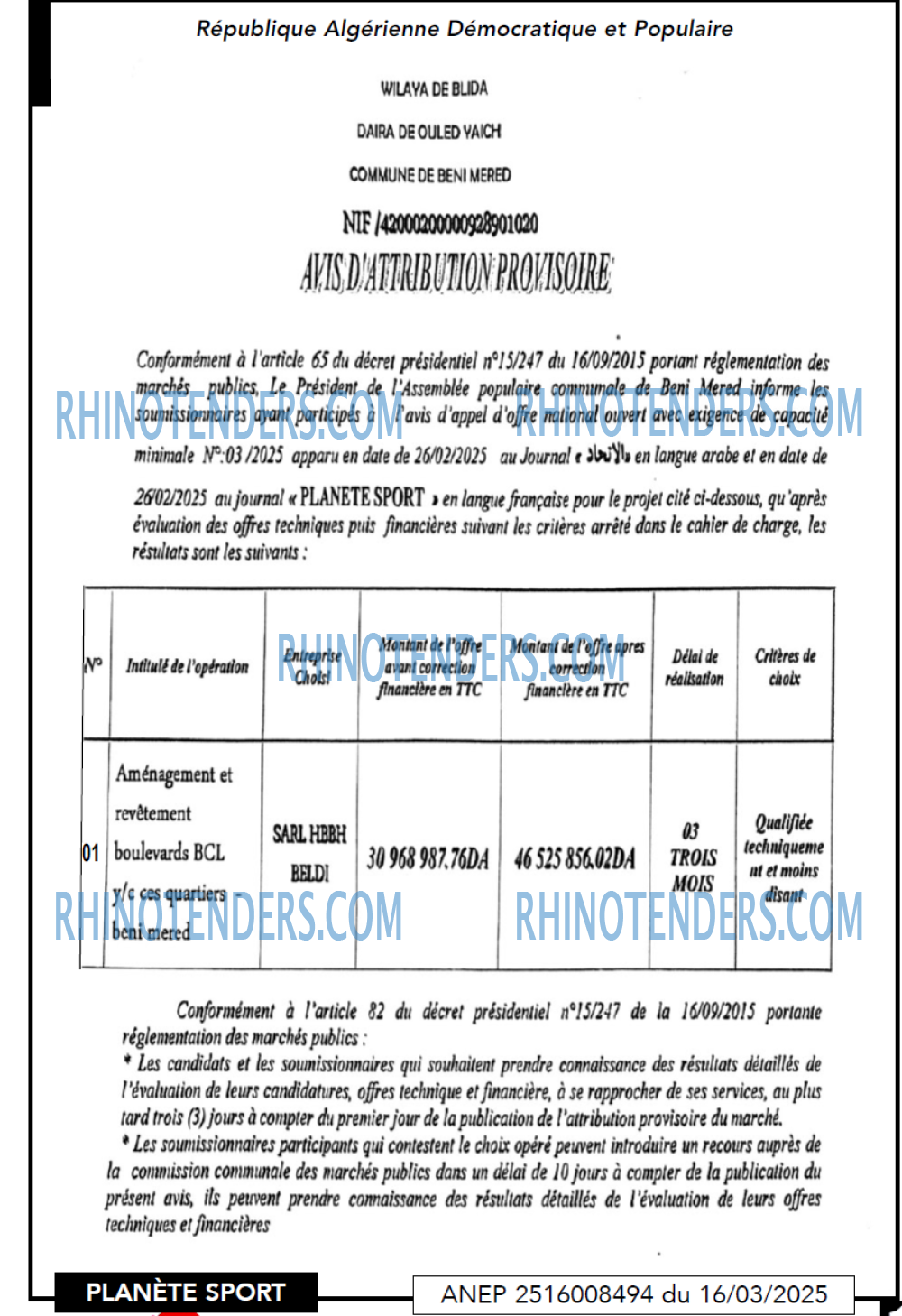 PLANETE SPORT