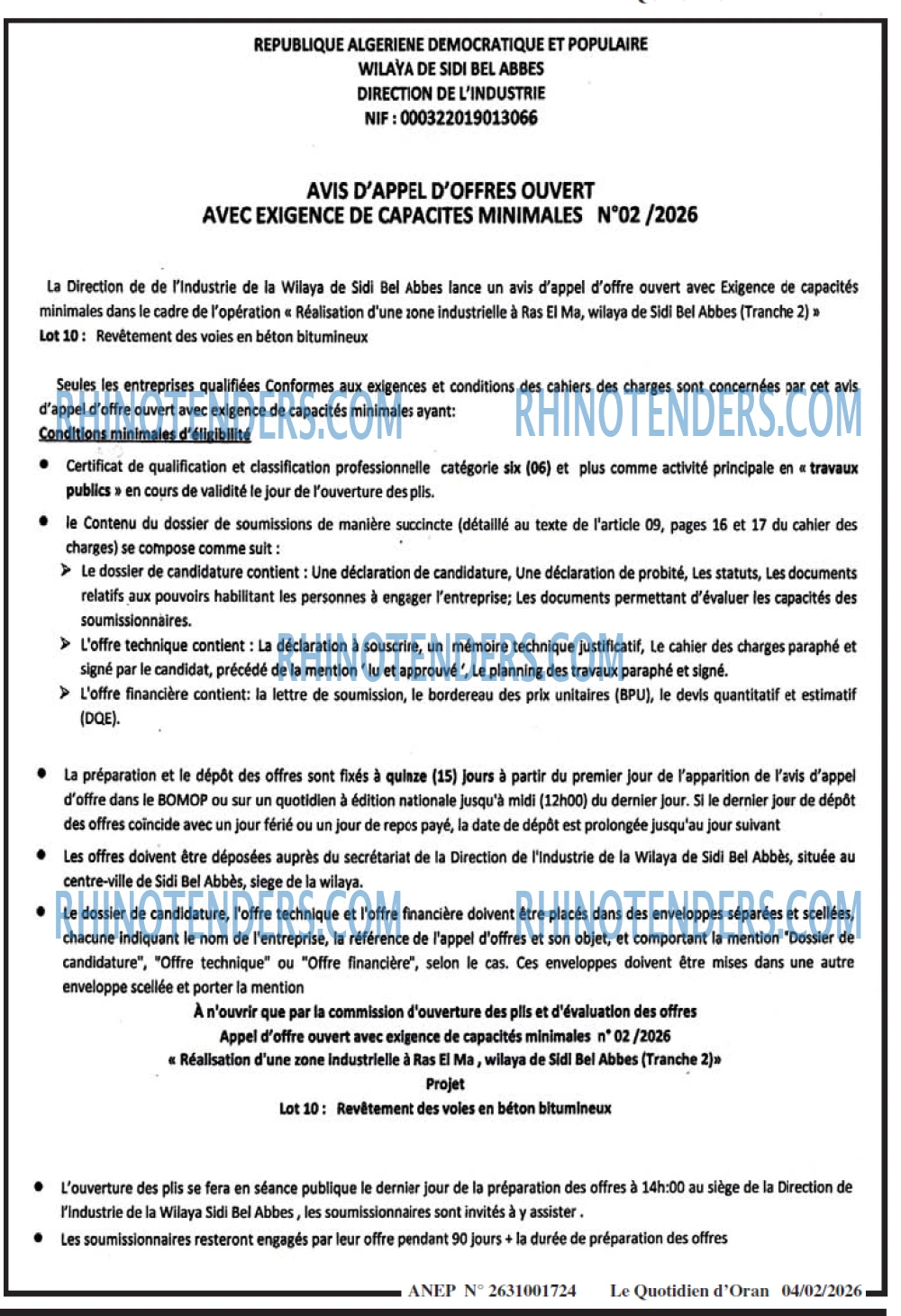 Le Quotidien d'Oran