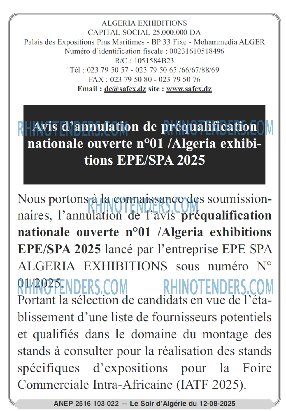 Le Jour d'Algérie