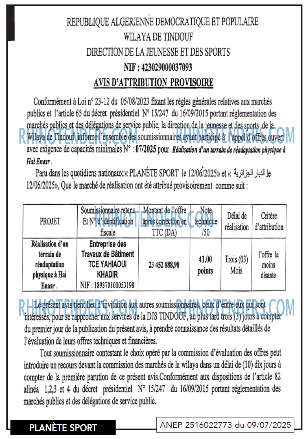 PLANETE SPORT