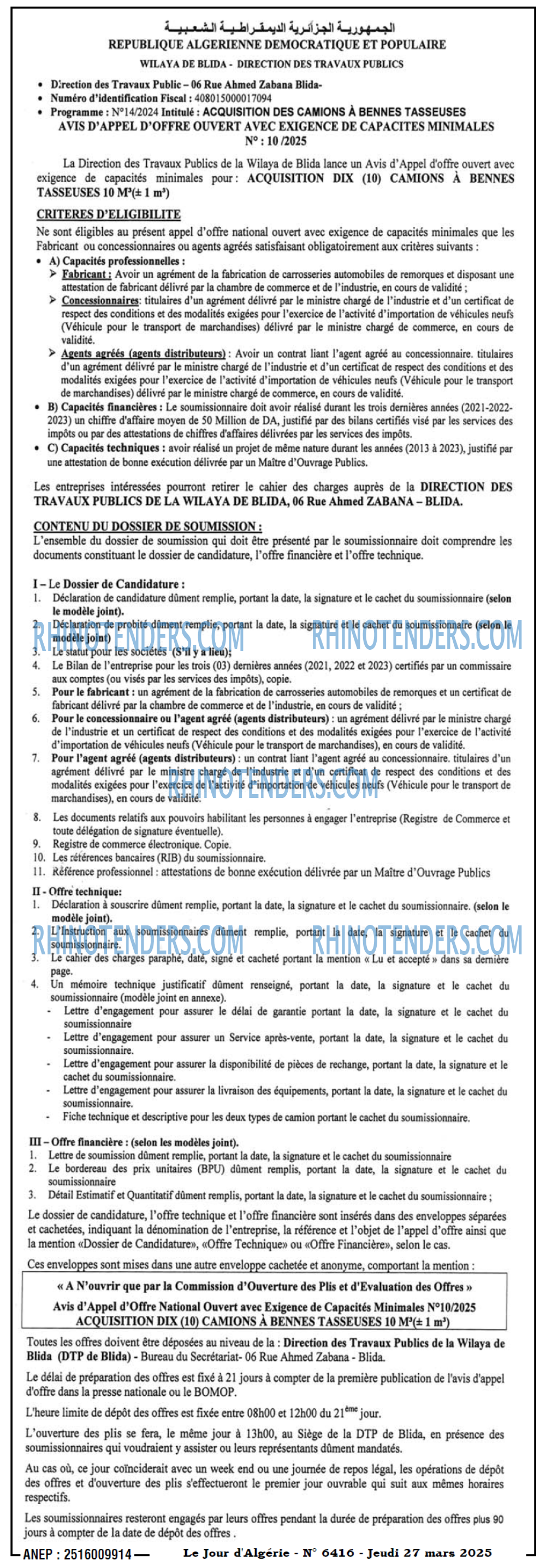Le Jour d'Algérie