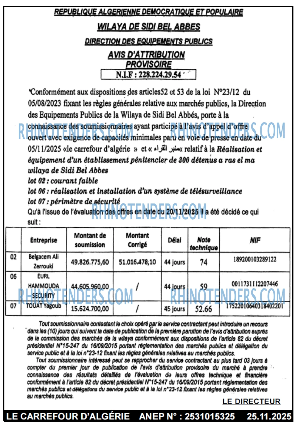 Le Carrefour d'Algérie