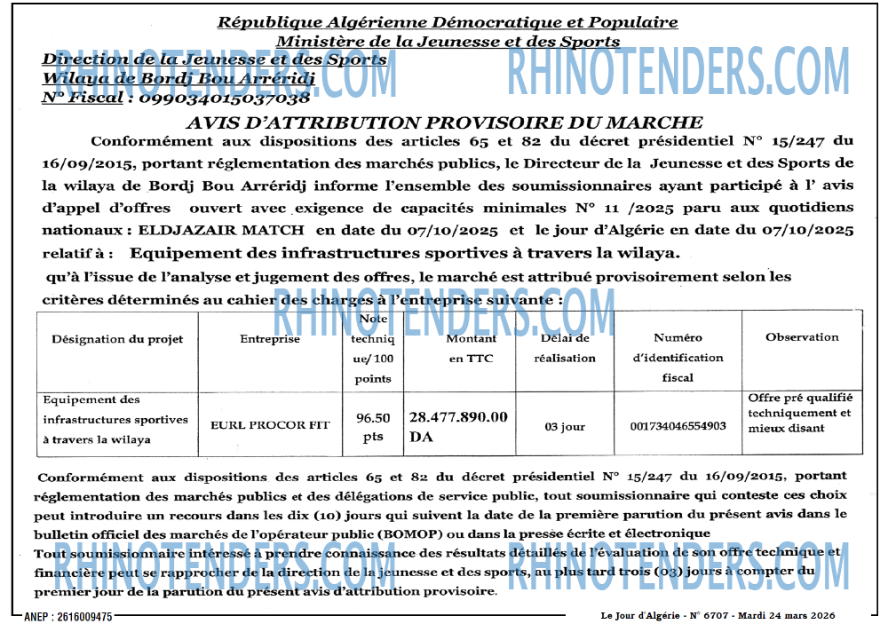 Le Jour d'Algérie