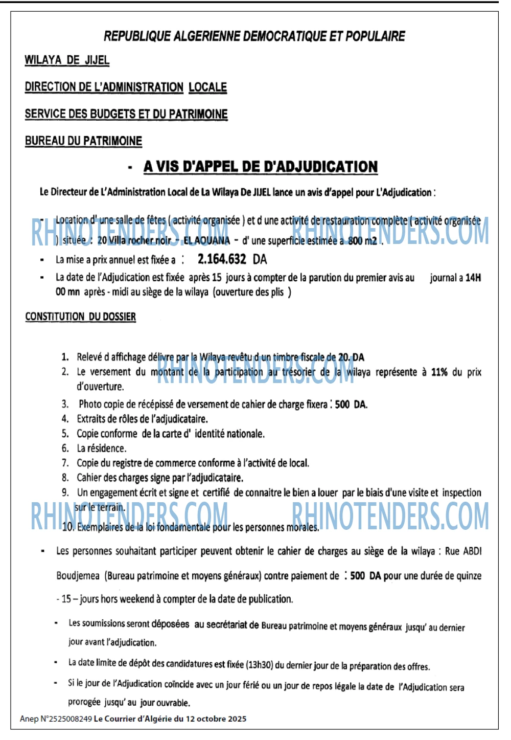 Le Courrier d'Algerie