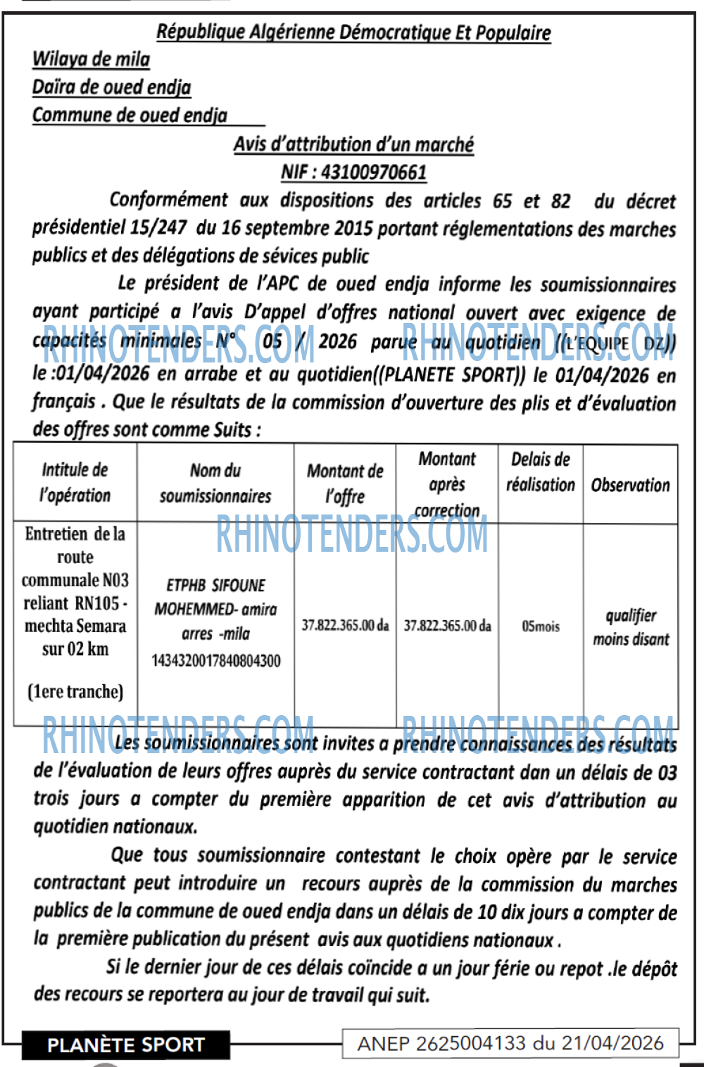 PLANETE SPORT