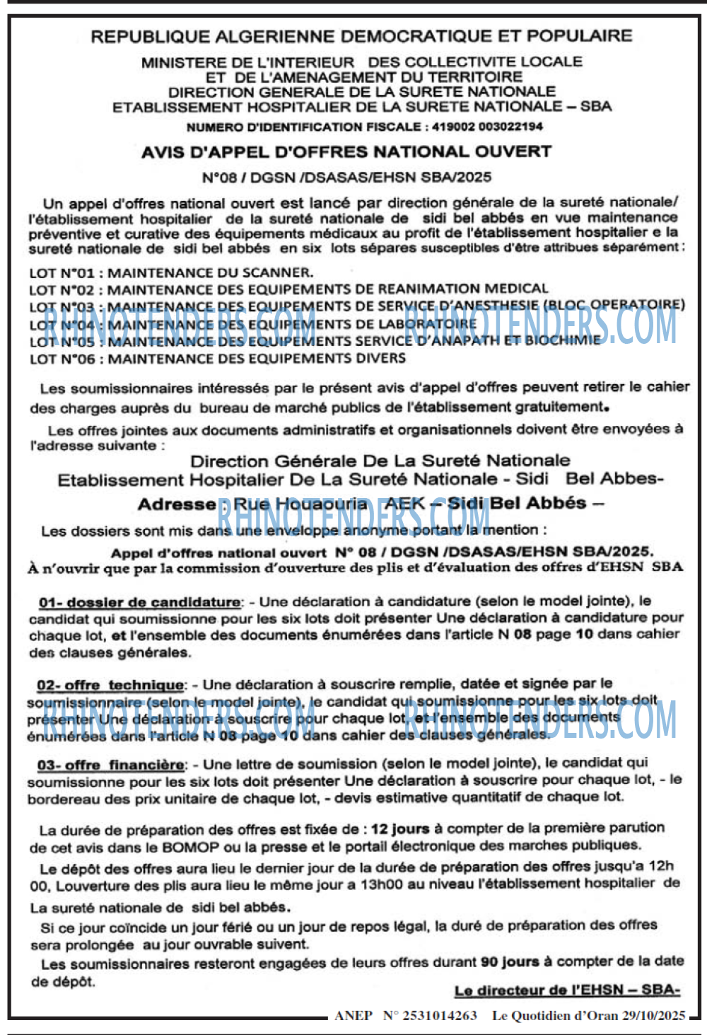 Le Quotidien d'Oran