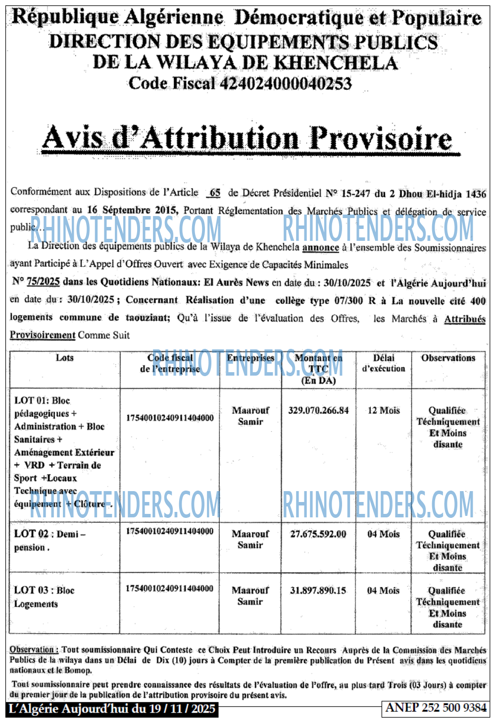 Aurès News