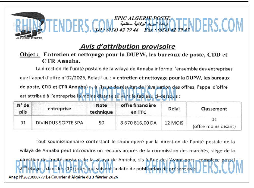 Le Courrier d'Algerie