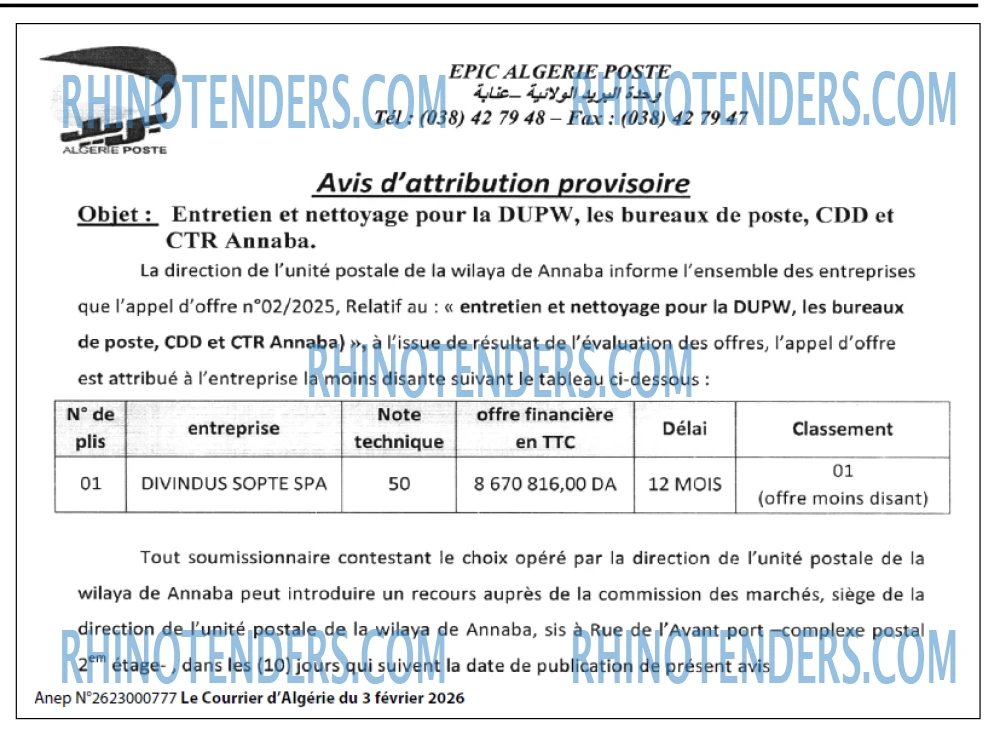 Le Courrier d'Algerie