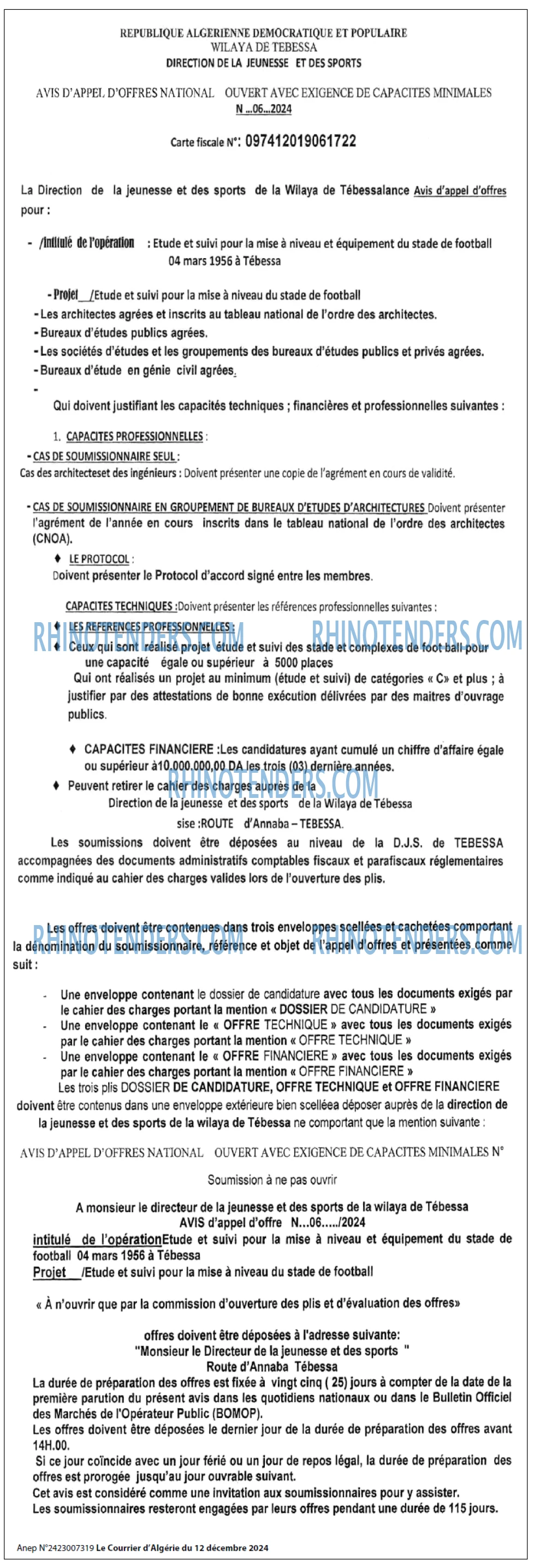 Le Courrier d'Algerie