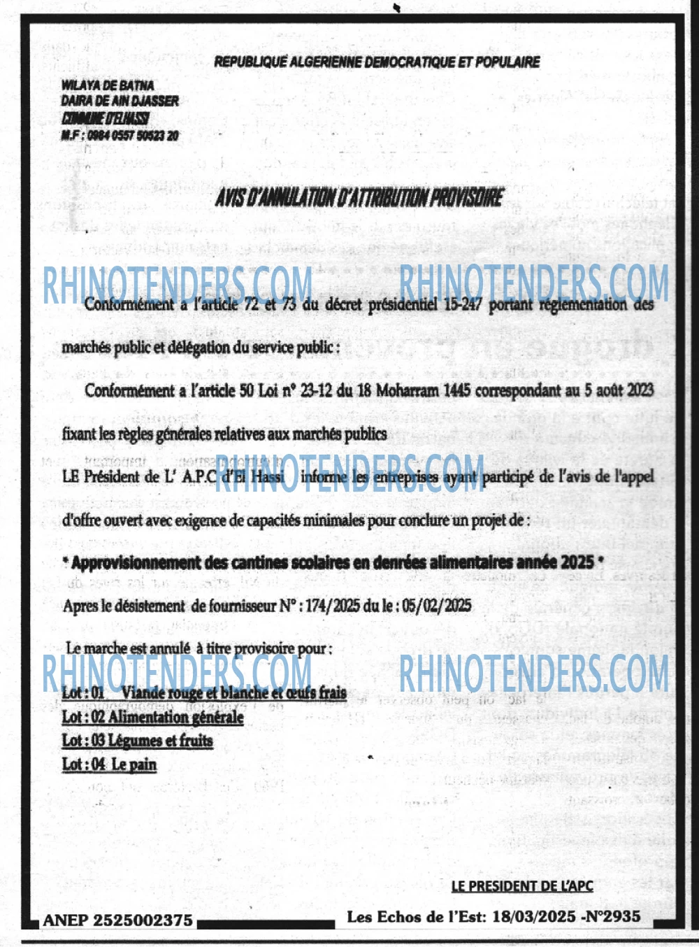 Les Echos de l'Est