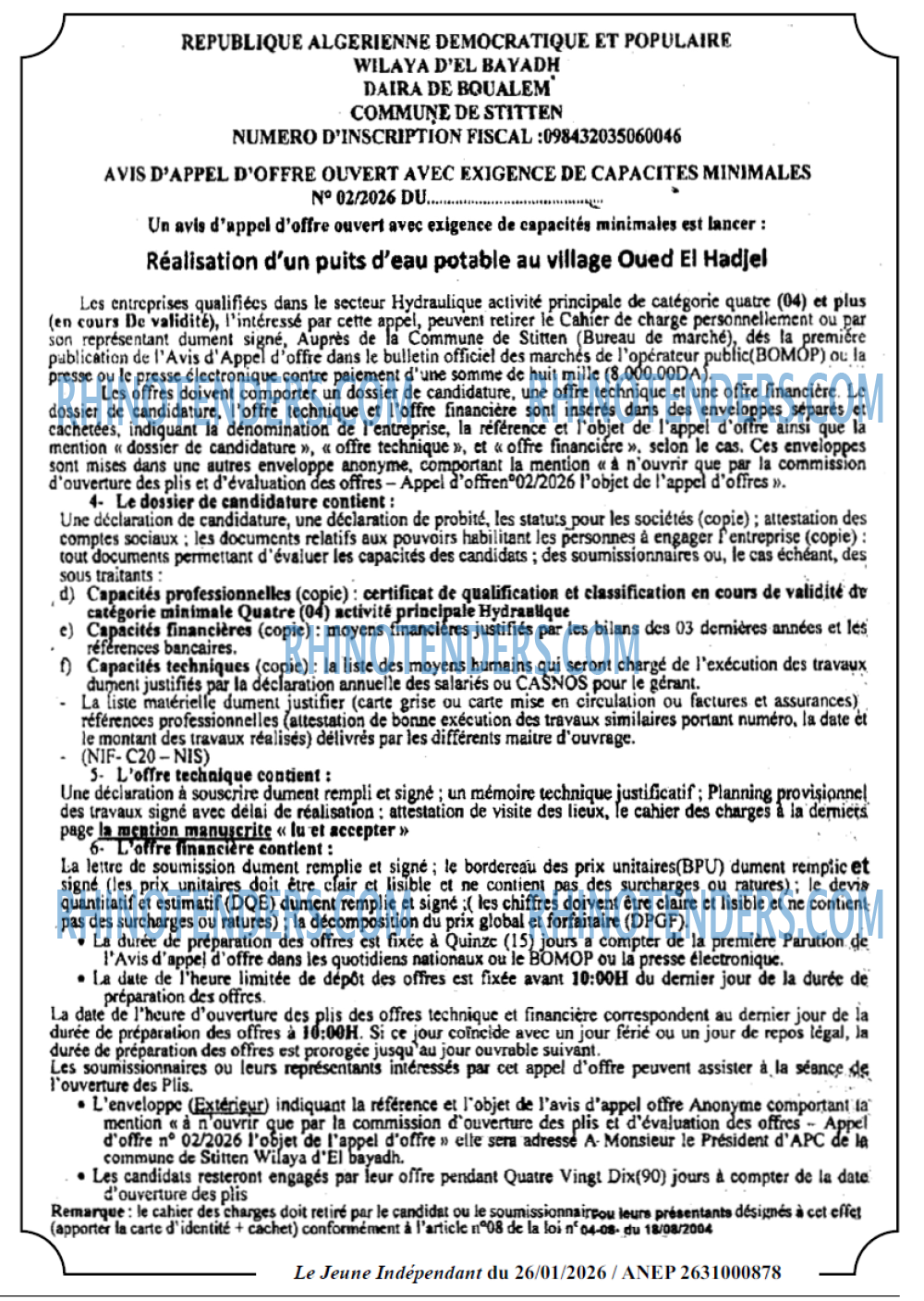 Jeune Independant