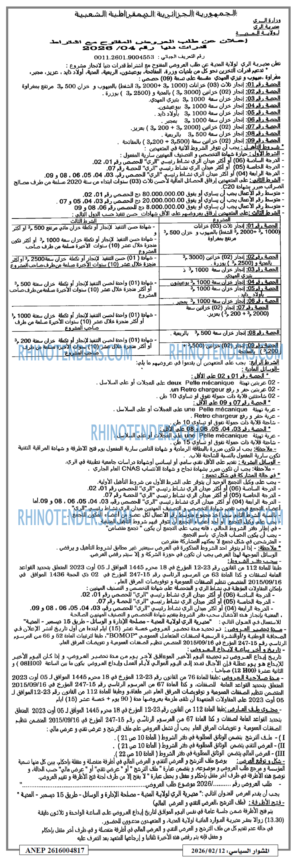 المشوار السياسي