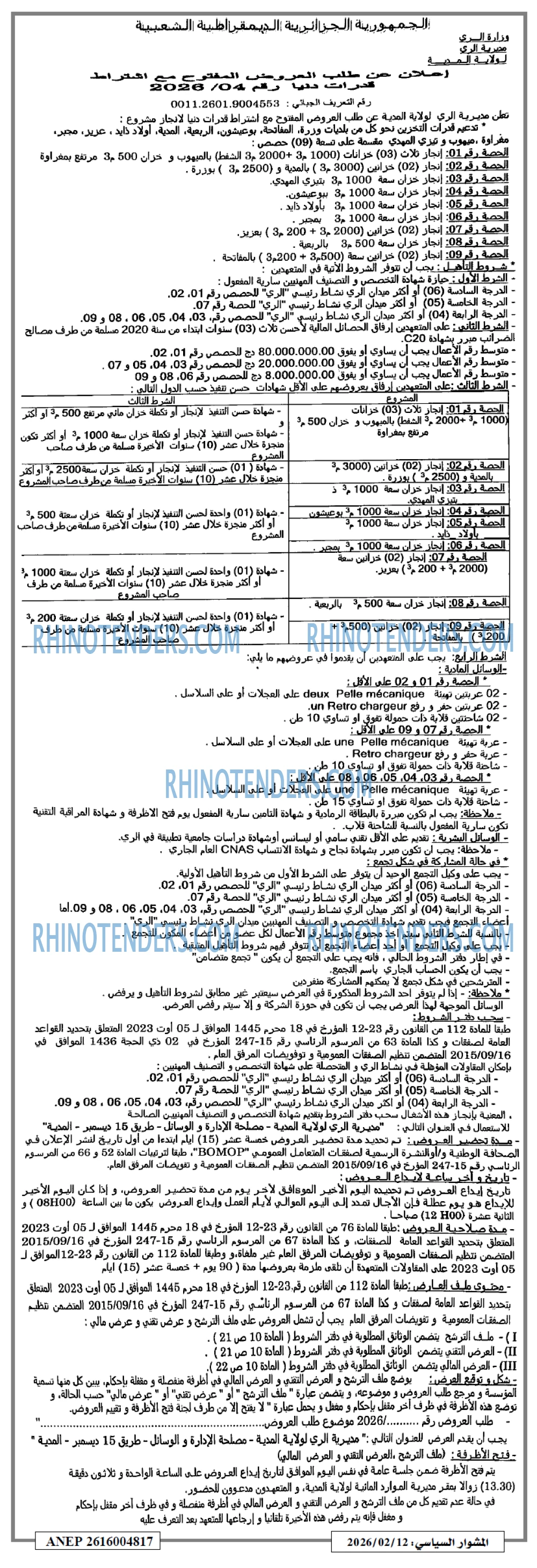المشوار السياسي