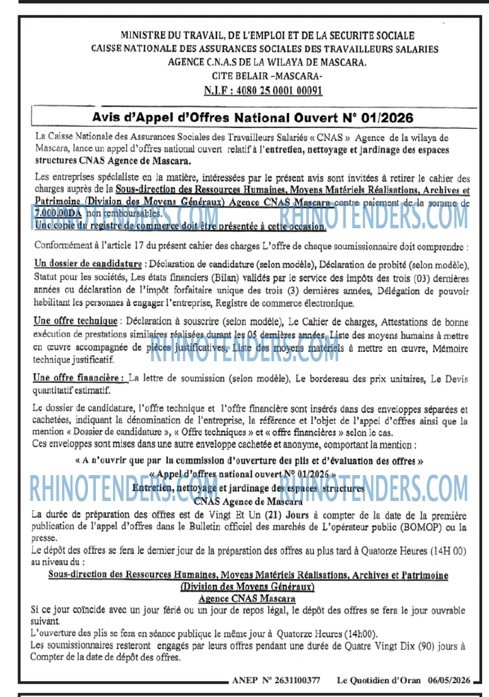 Le Quotidien d'Oran