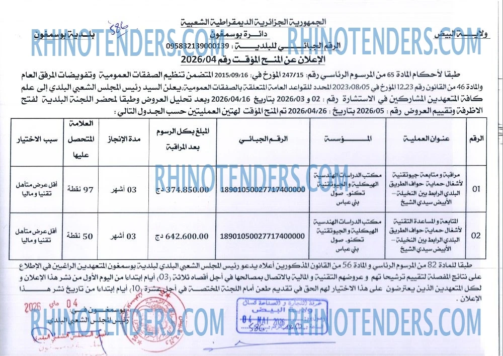 Rhinotenders