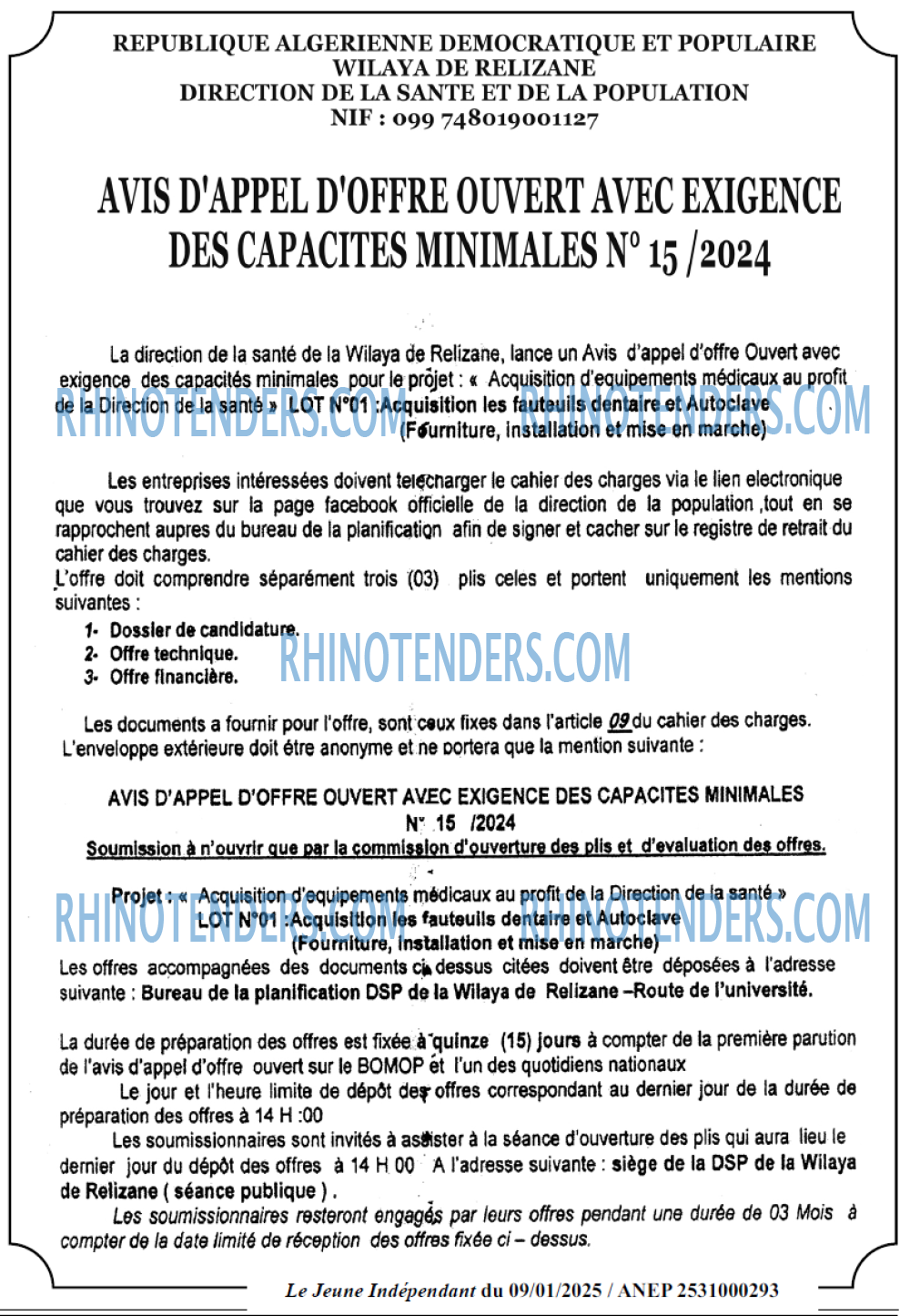 Le jeune indépendant