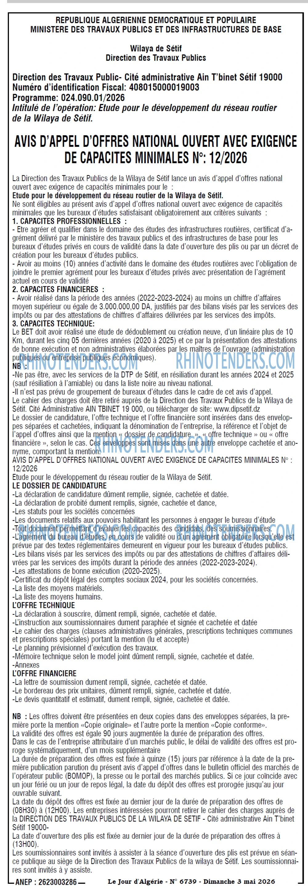 Le Jour d'Algérie