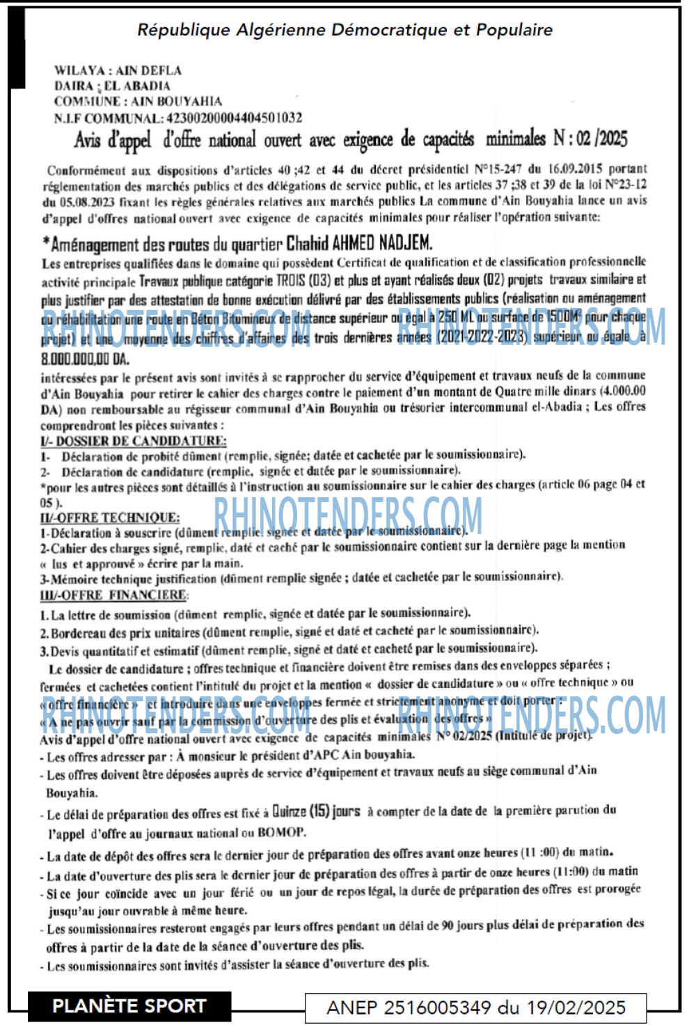 PLANETE SPORT
