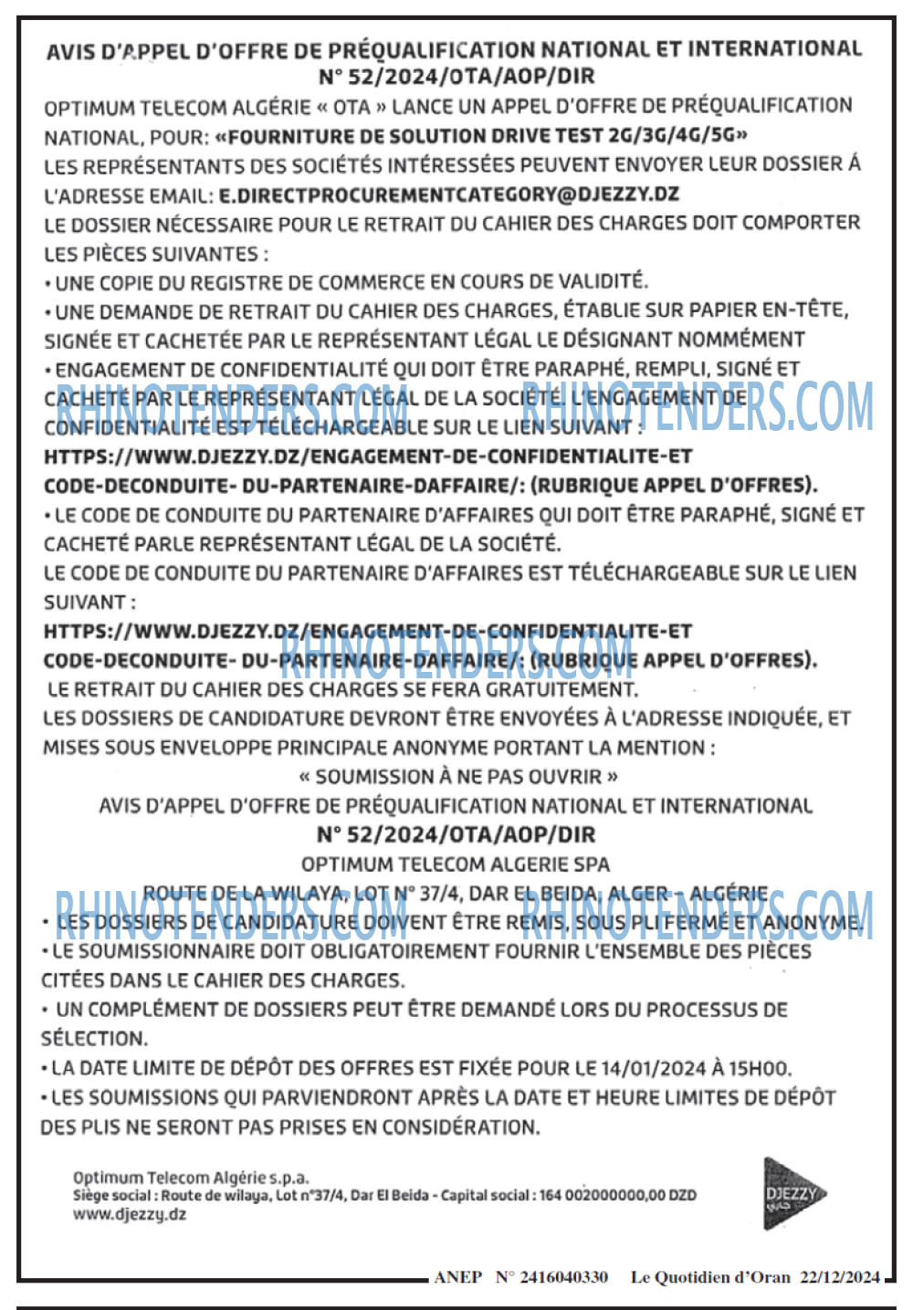 Le Quotidien d'Oran