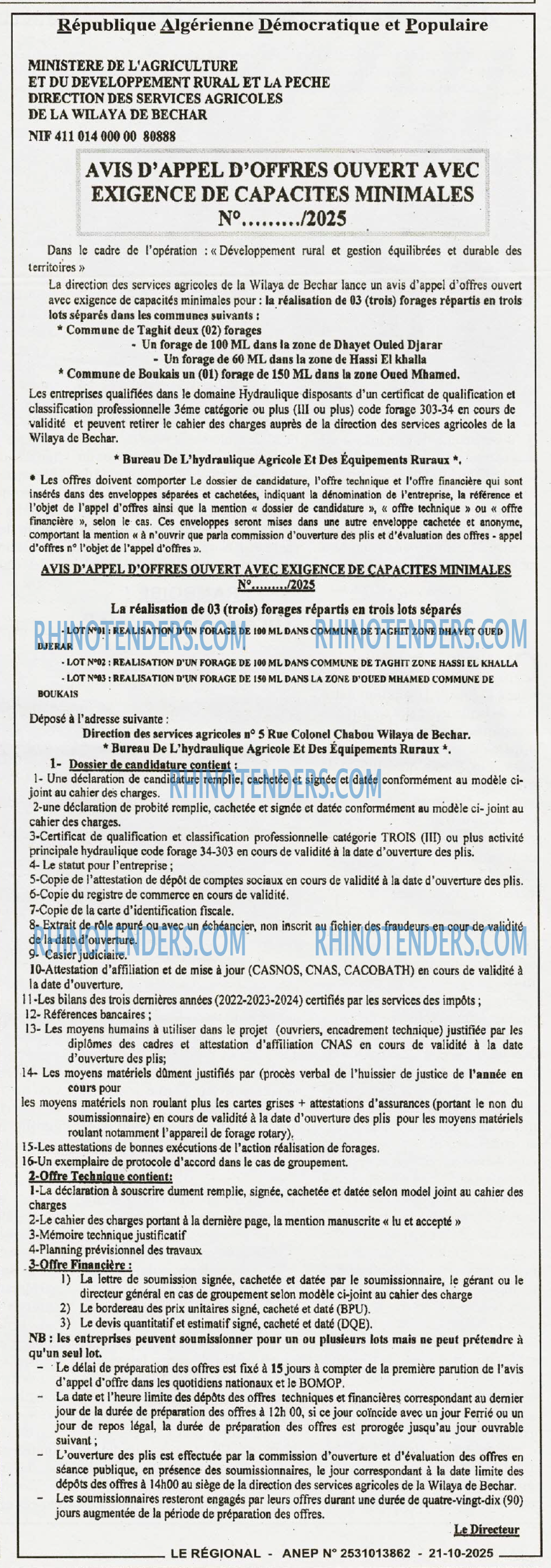 LE REGIONAL