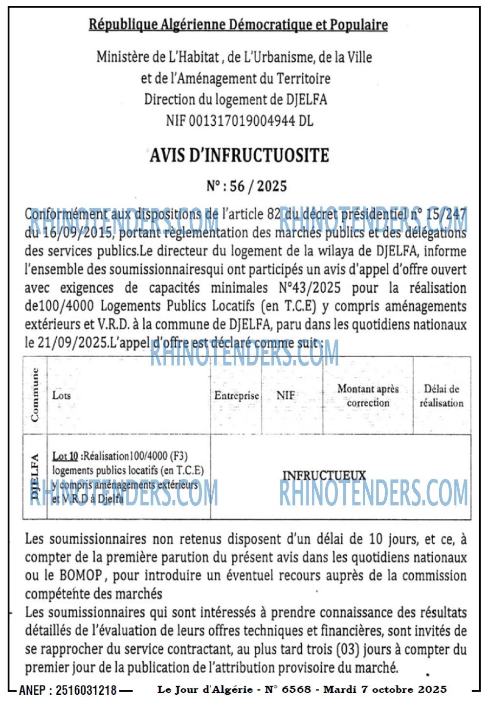 Le Jour d'Algérie