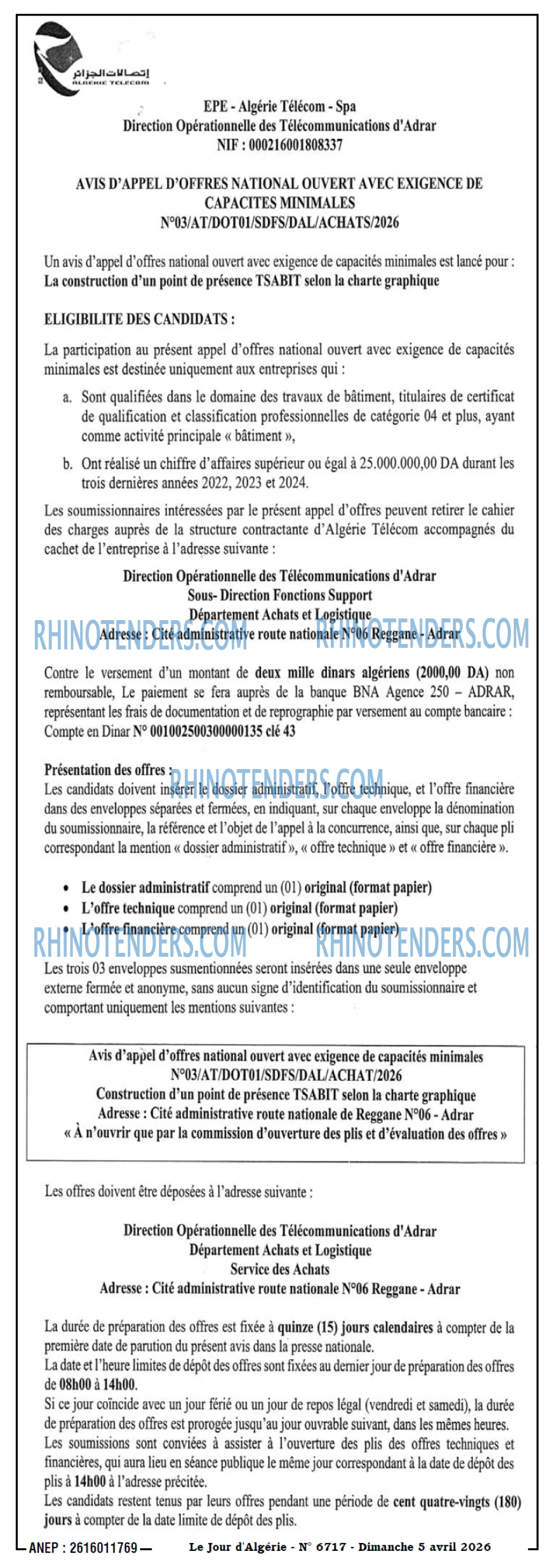 Le Jour d'Algérie