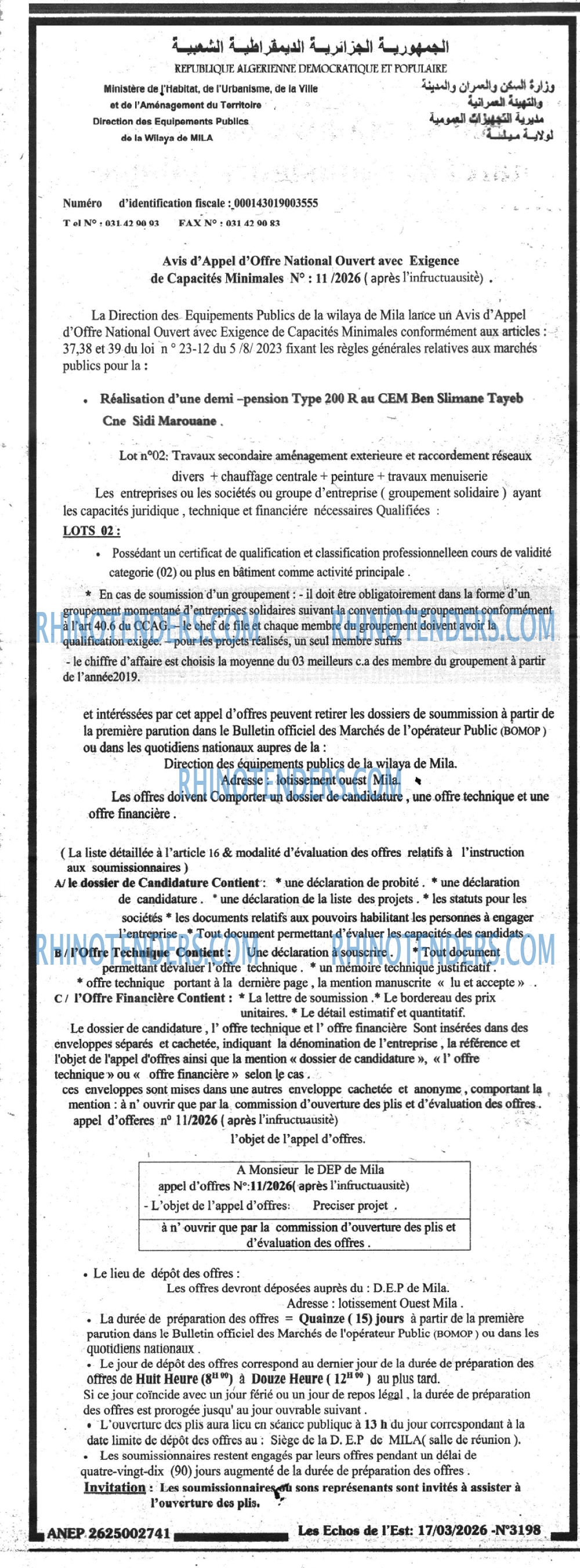 Les Echos de l'Est