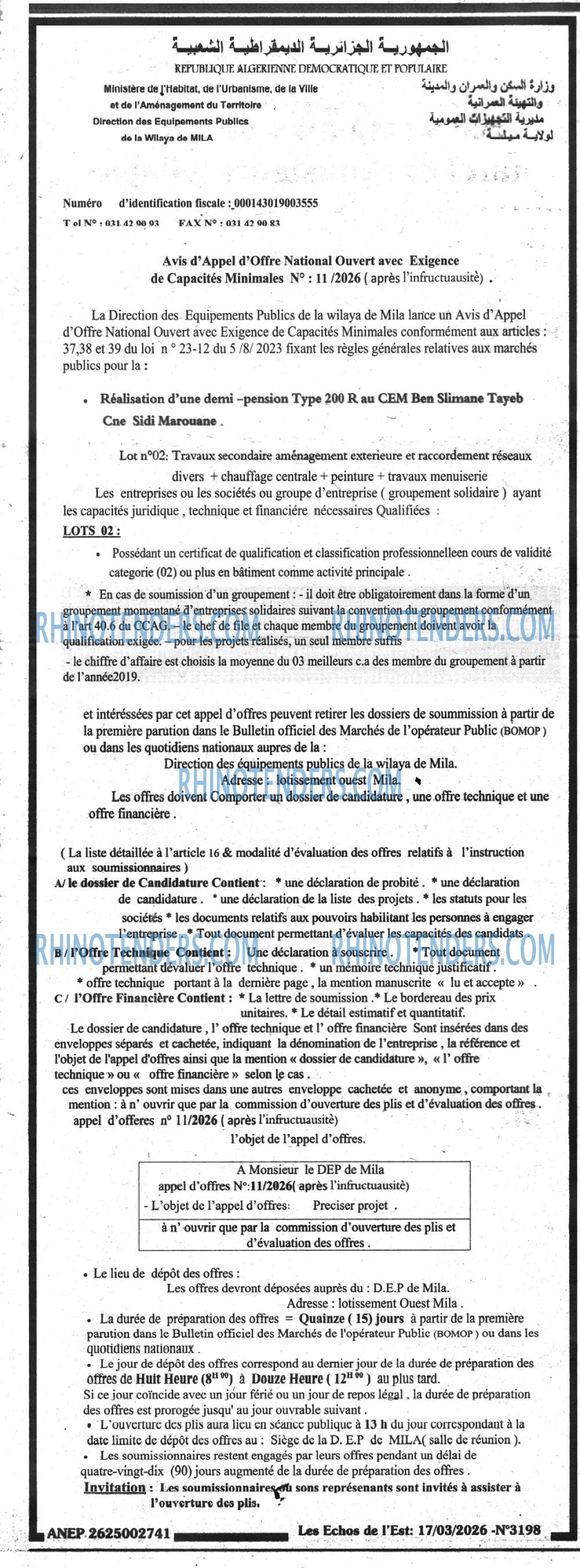 Les Echos de l'Est