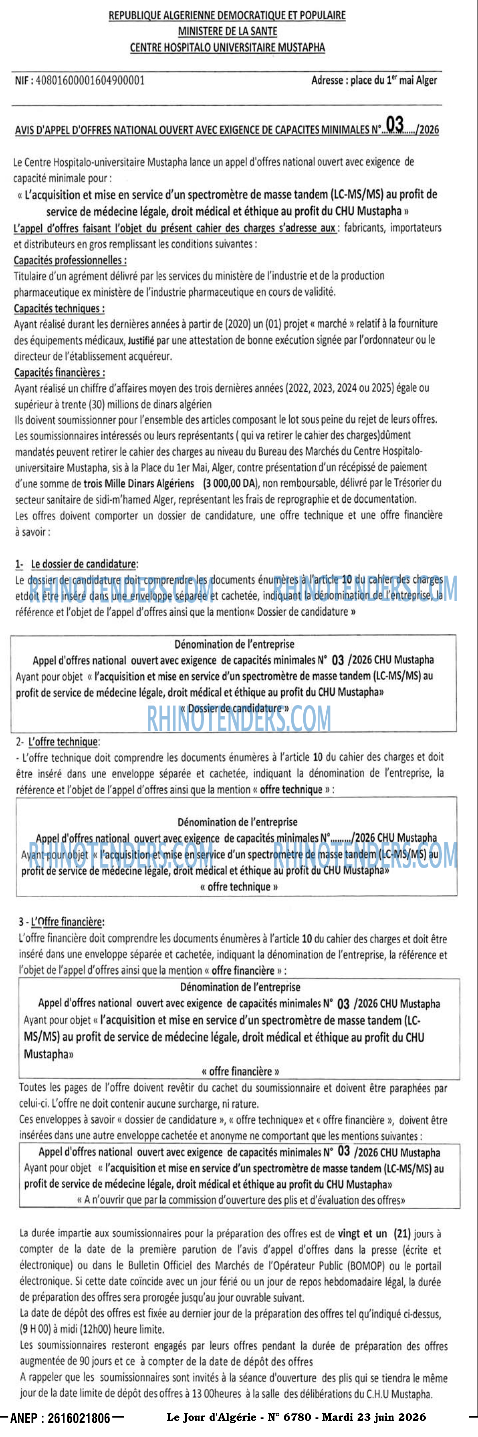 Le Jour d'Algérie