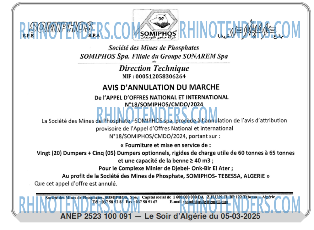 LE SOIR D'ALGERIE