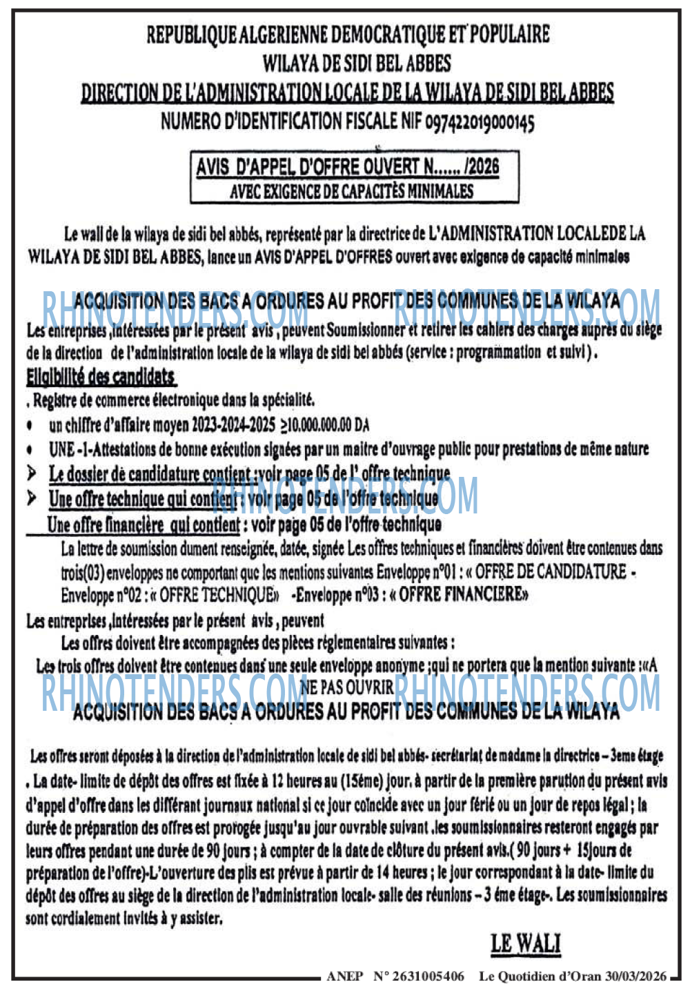 Le Quotidien d'Oran