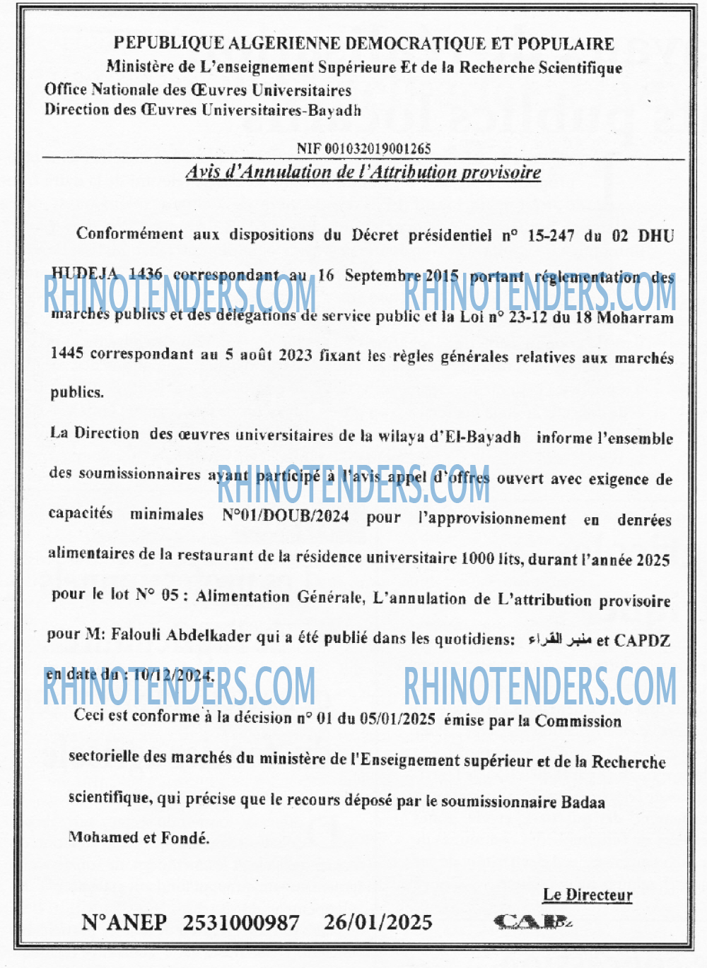 CAP OUEST