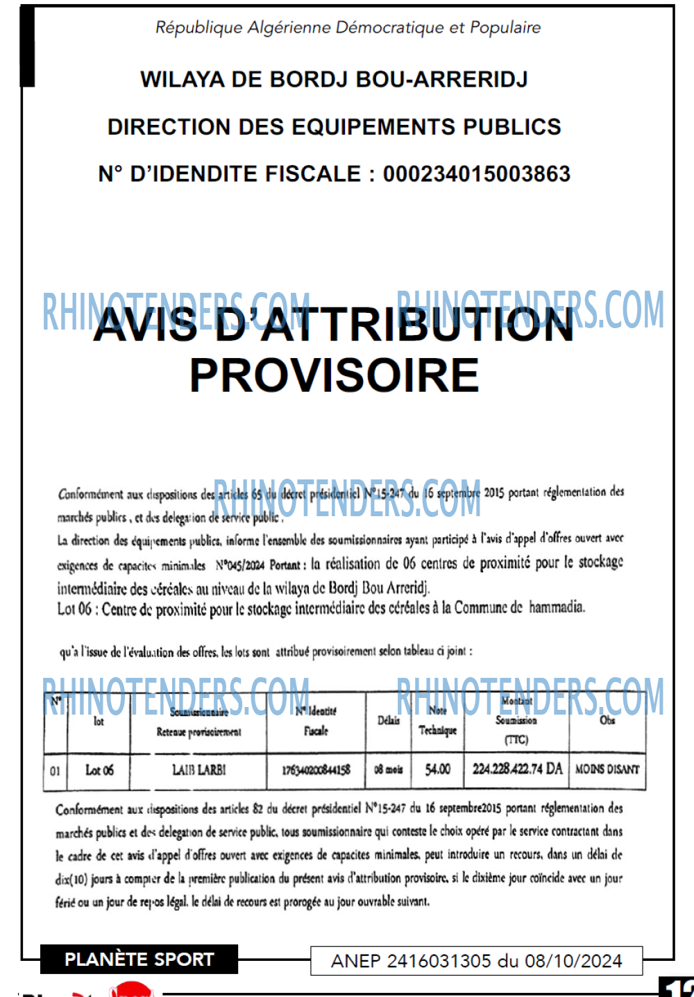 PLANETE SPORT