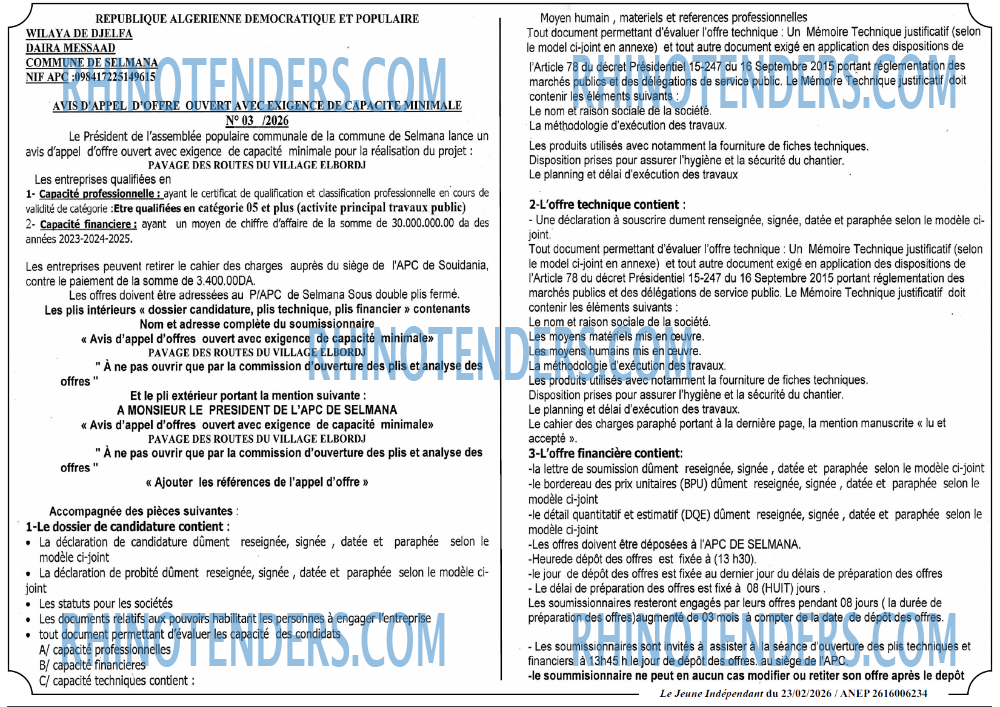 Jeune Independant