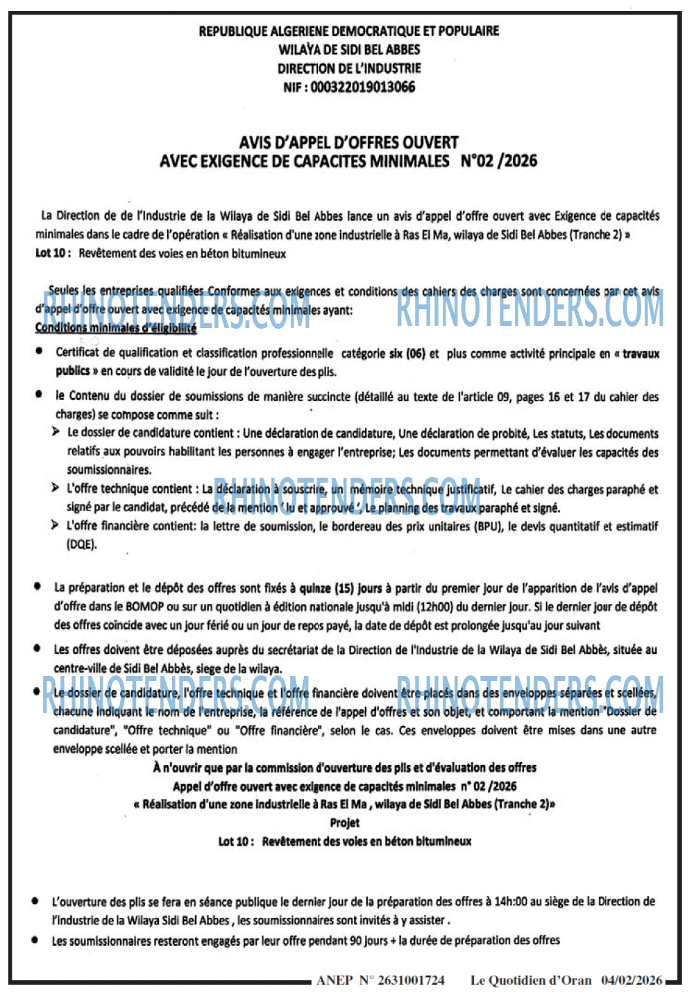 Le Quotidien d'Oran