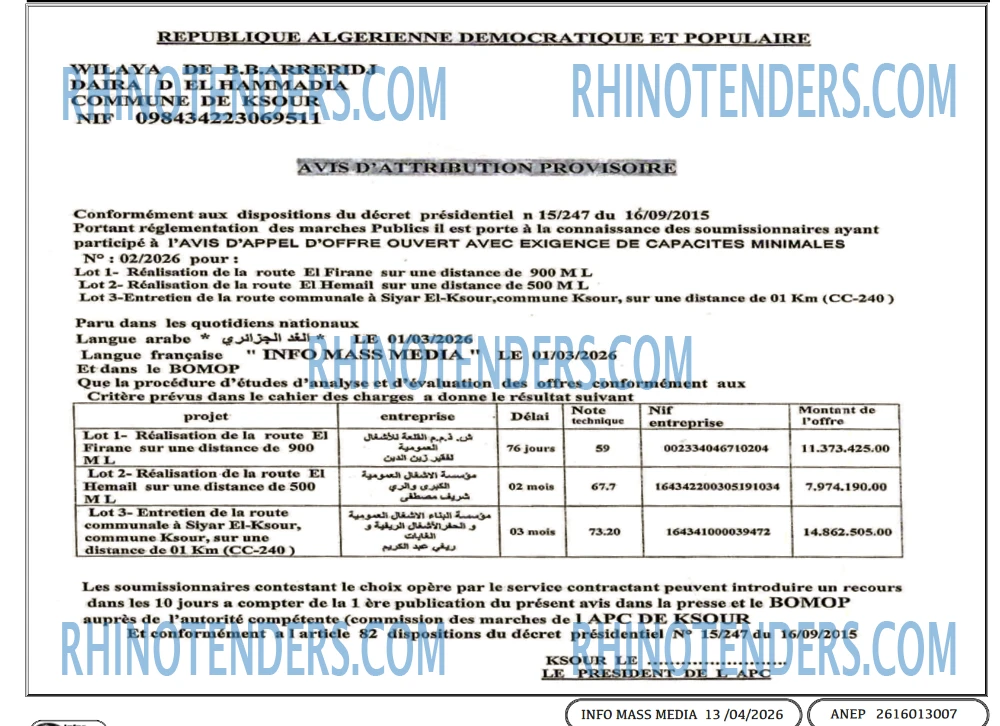Infos Mass Media