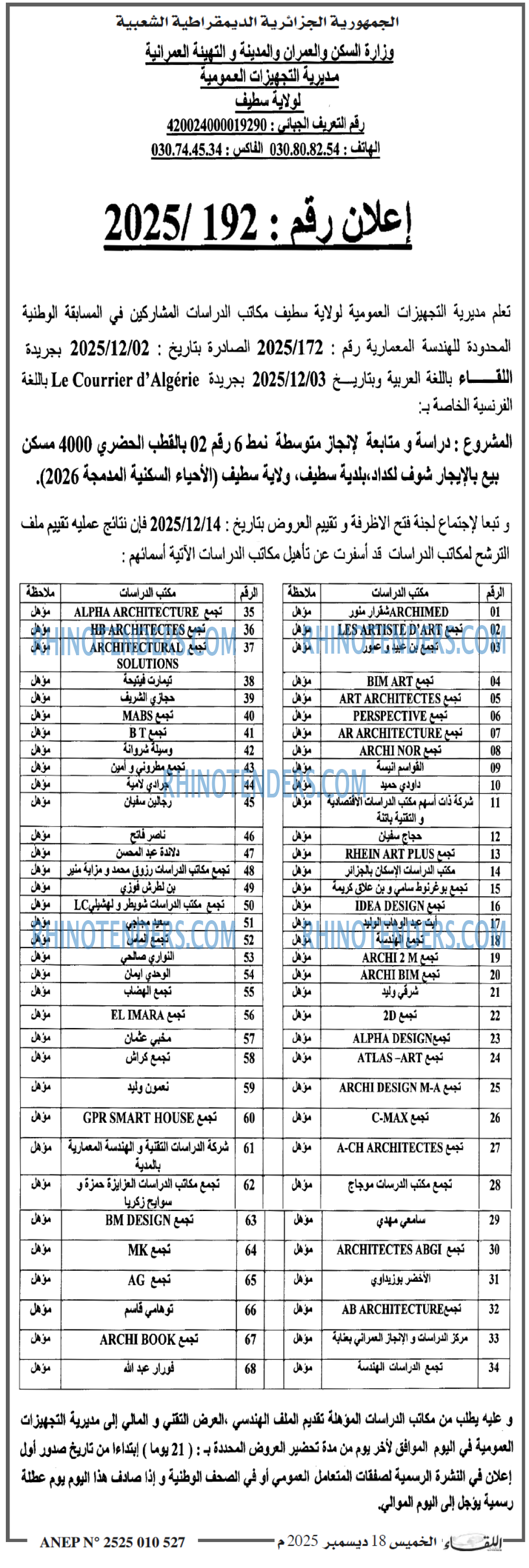 Le Courrier d'Algerie